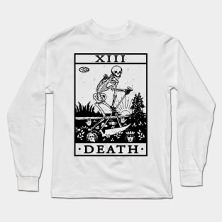 VINTAGE TAROT CARD T SHIRT, DEATH CARD, OCCULT, TAROT Long Sleeve T-Shirt